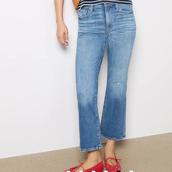 Pistola Lennon Jeans Size 26 High Rise Straight Leg Medium-Light Wash - Picture 10 of 12